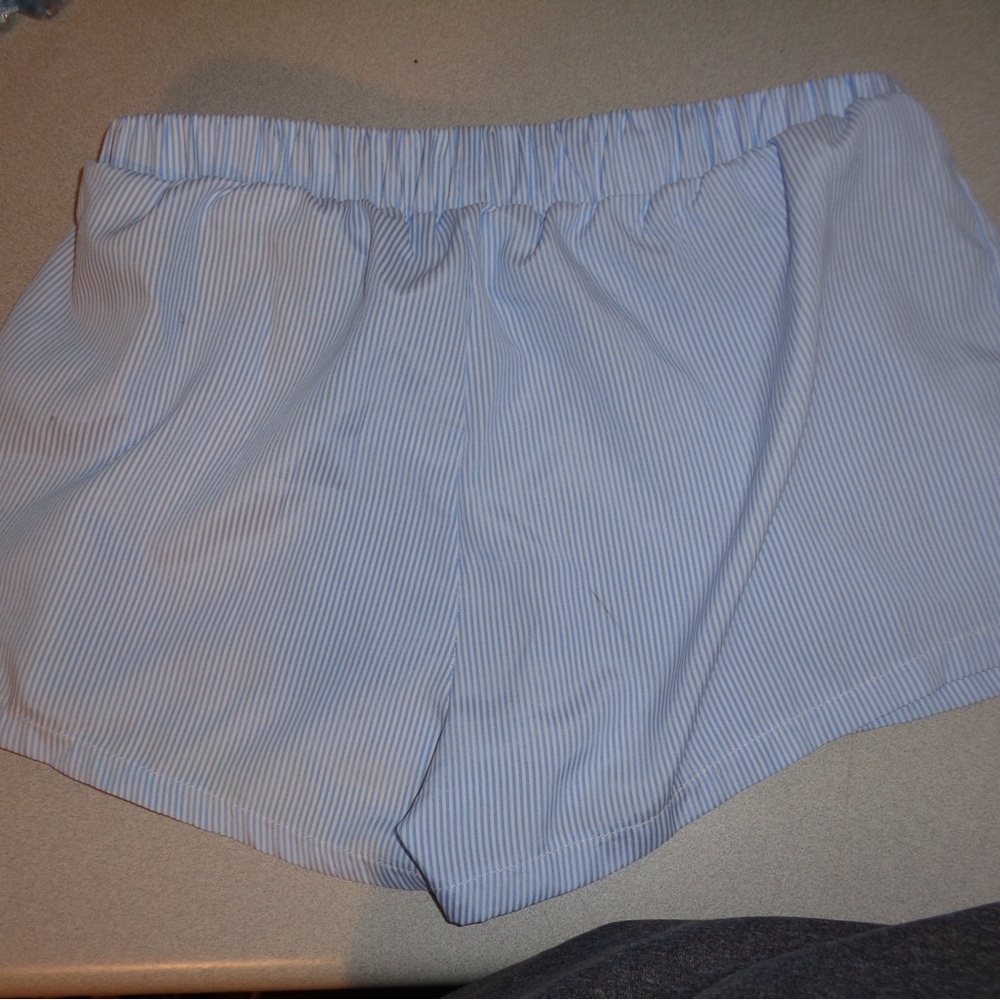 Striped boxer shorts